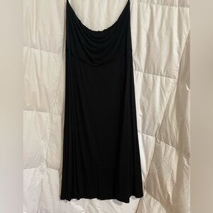 Strapless mullet dress